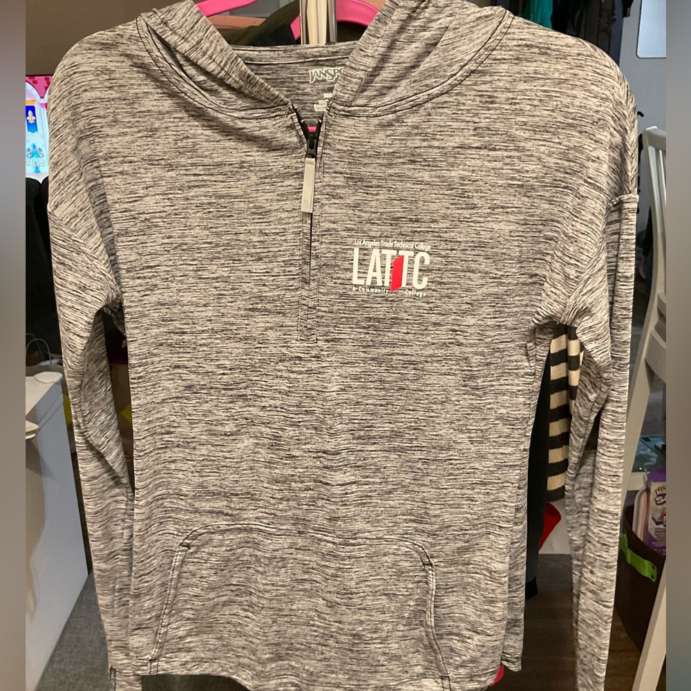 LATTC grey Jansport light thin Sweater